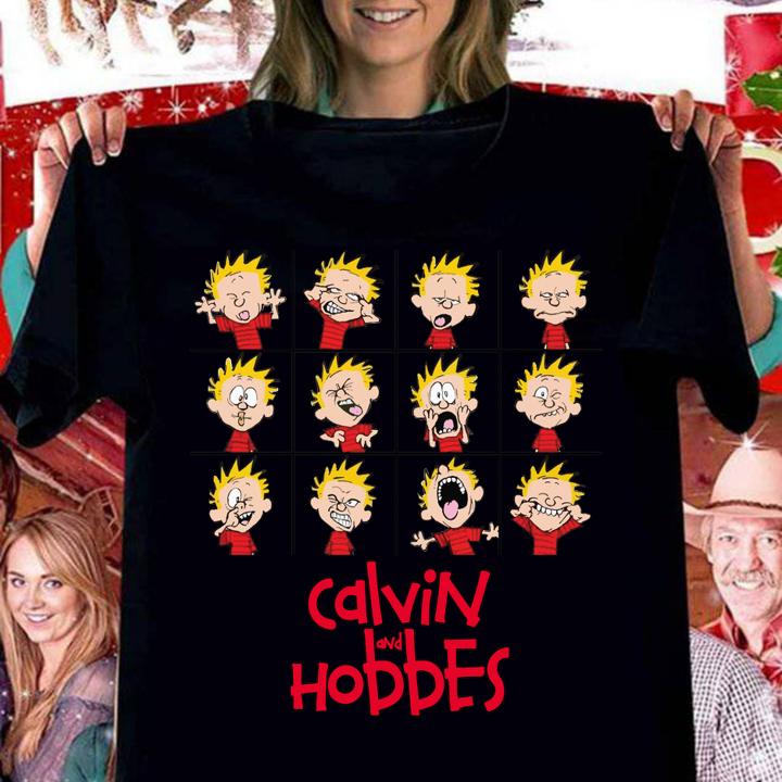 Calvin And Hobbes Cartoon t-shirt woman shirt