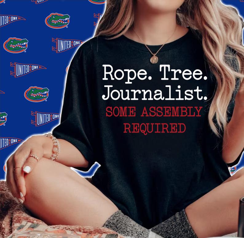 Rope Tree Journalist Assembly Required t-shirt woman shirt