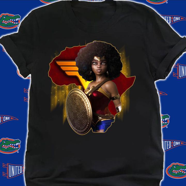 Black Girl Wonder Woman t-shirt shirt