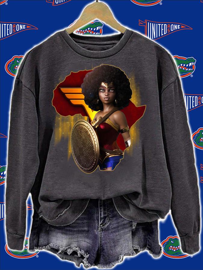 Black Girl Wonder Woman t-shirt sweatshirt