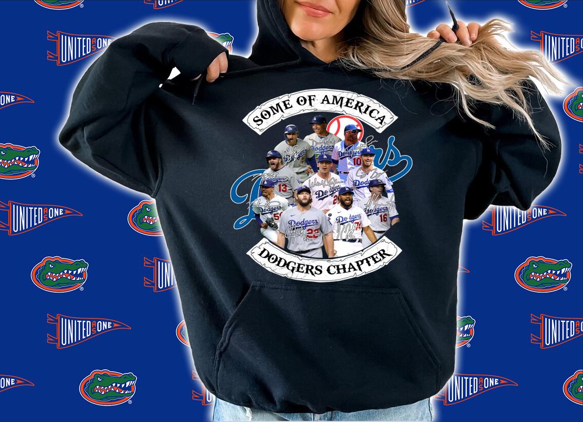 Sons Of America Dodgers Chapter Los Angeles Dodgers Signatures t-shirt hoodie