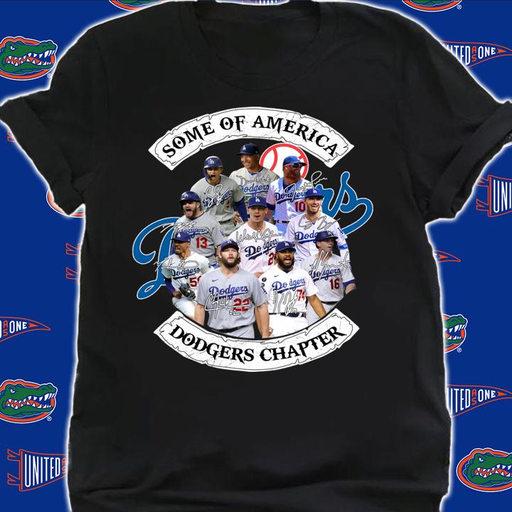 Sons Of America Dodgers Chapter Los Angeles Dodgers Signatures t-shirt shirt