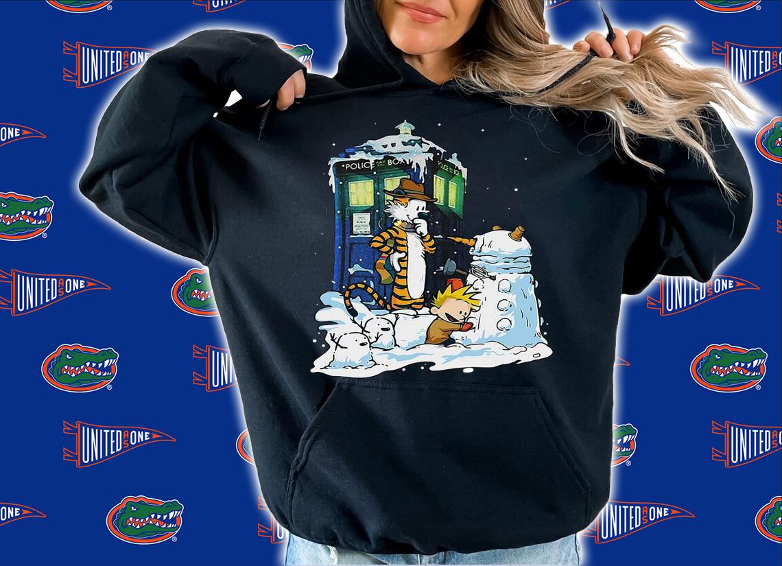 Doctor Calvin And Hobbes Mashup Doctor Who t-shirt hoodie