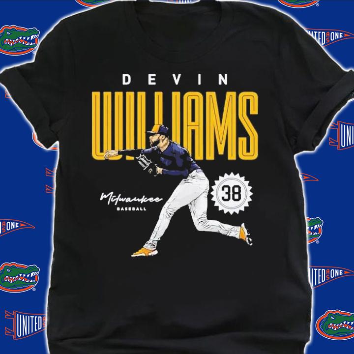 Devin Williams Milwaukee card t-shirt shirt