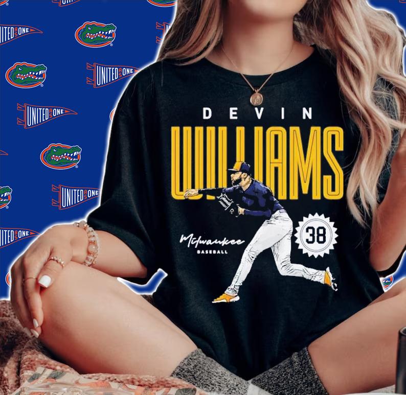 Devin Williams Milwaukee card t-shirt woman shirt