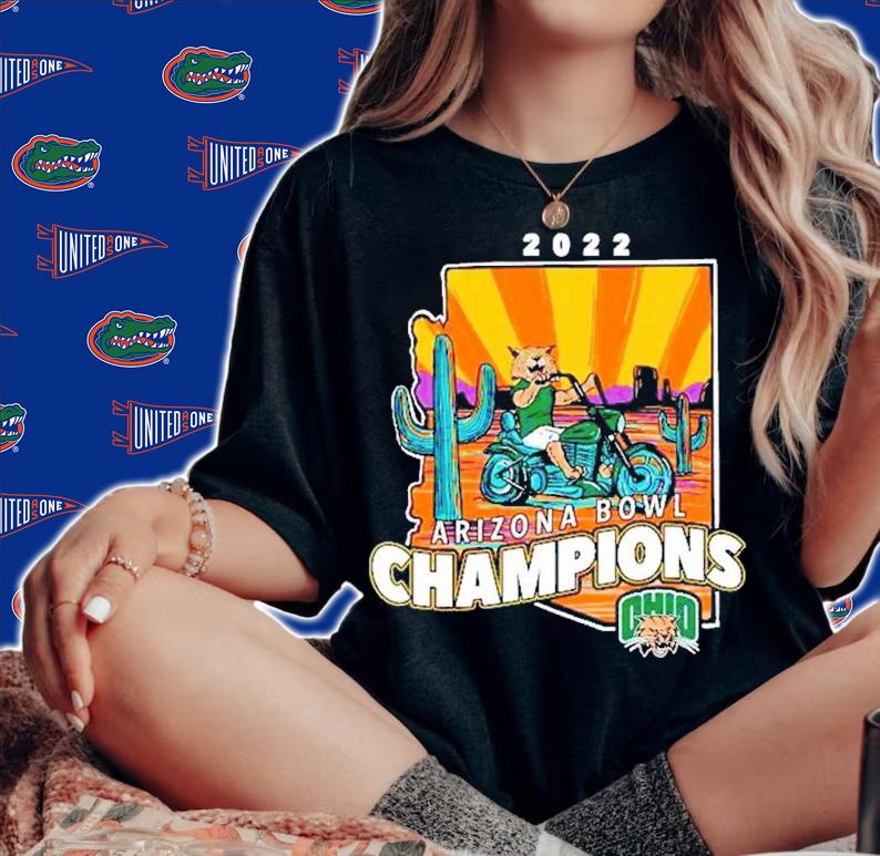 2022 Arizona Bowl Champions Ohio Bobcats shirt t-shirt woman shirt