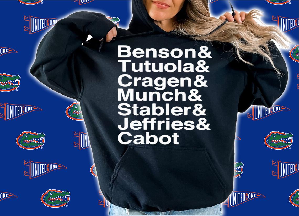 Benson & Tutuola & Cragen & Munch & Stabler & Jeffries & Cabot shirt t-shirt hoodie