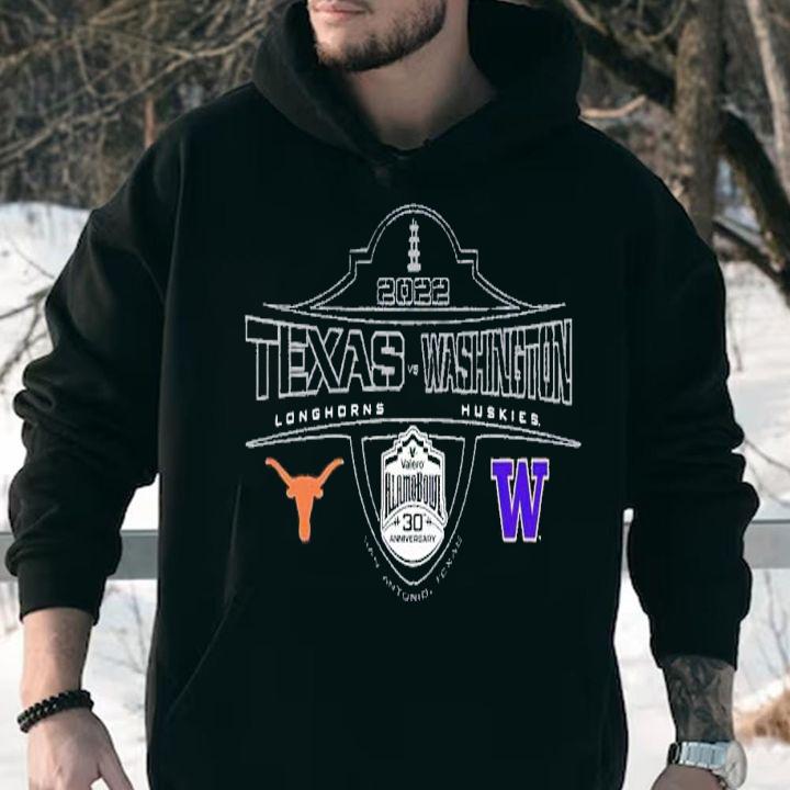 2022 Valero Alamo Bowl 2-Team Texas Longhorns and Washington Huskies shirt t-shirt hoodie