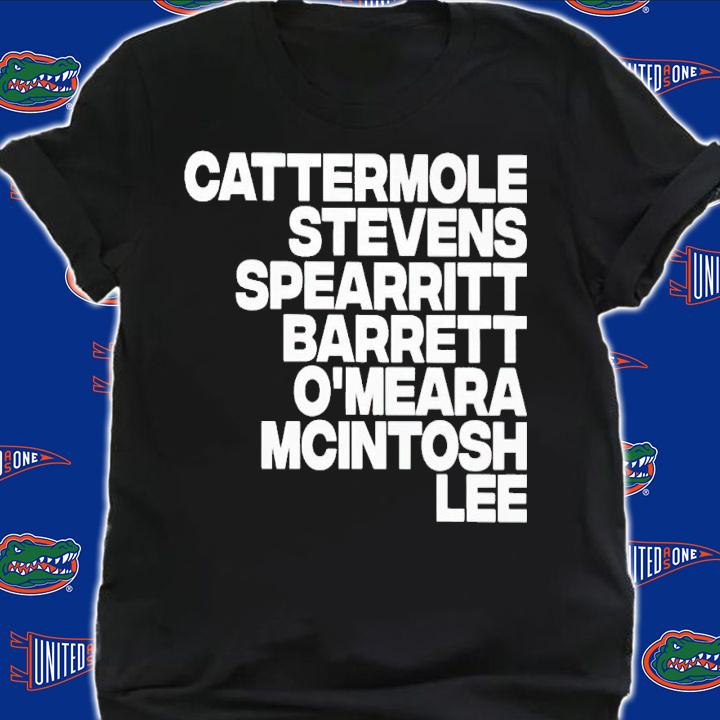 Cattermole Stevens Spearritt Barrett O'meara Mcintosh Lee shirt t-shirt shirt