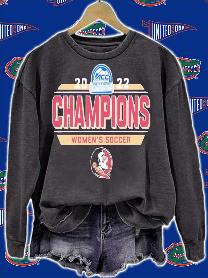 Florida State 2022 ACC Women's Soccer Champions shirt t-shirt sweatshirt