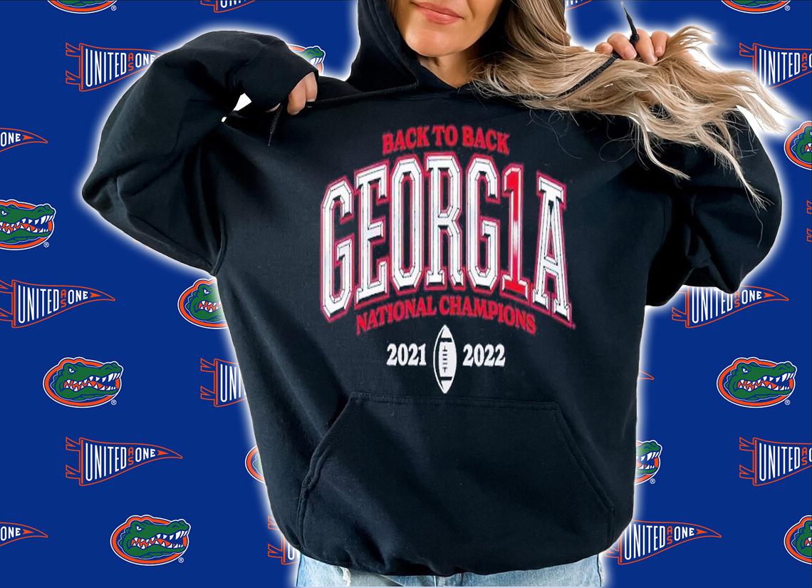 Georgia Bulldogs 2022 Football National Champions Back to Back shirt t-shirt hoodie