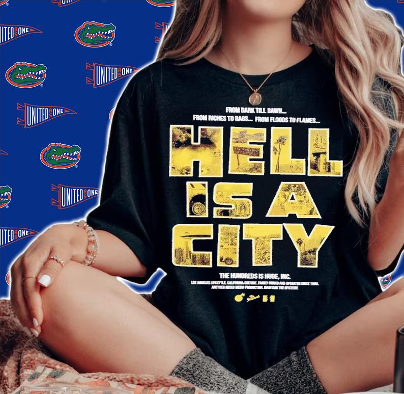 Hell is a city shirt t-shirt woman shirt