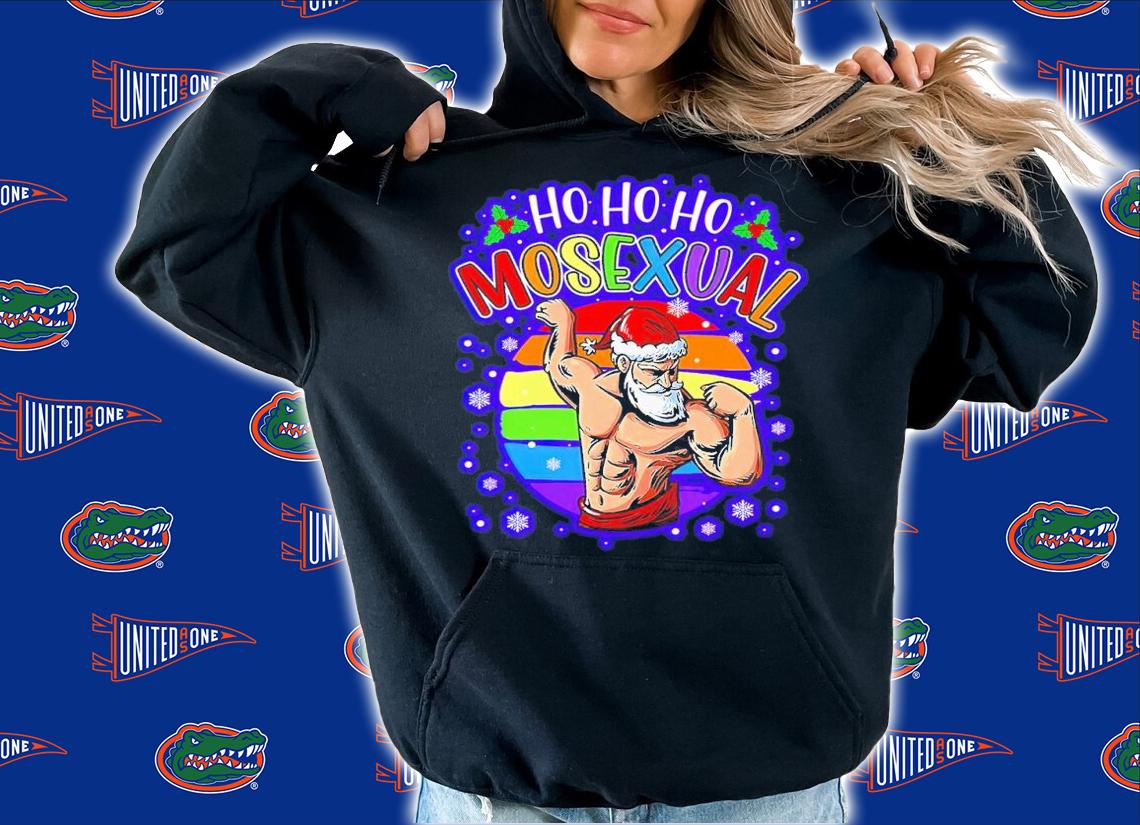 Ho Ho Ho Mosexual Gay Santa shirt t-shirt hoodie