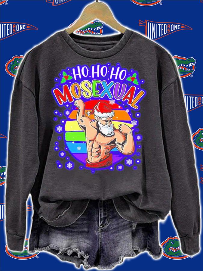 Ho Ho Ho Mosexual Gay Santa shirt t-shirt sweatshirt