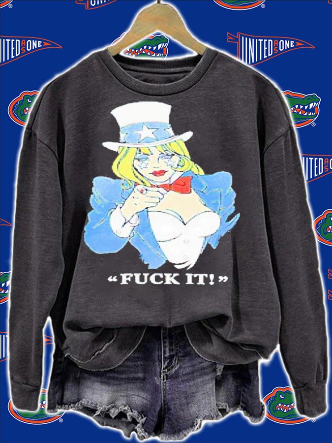 HUF Miss America fuck it shirt t-shirt sweatshirt