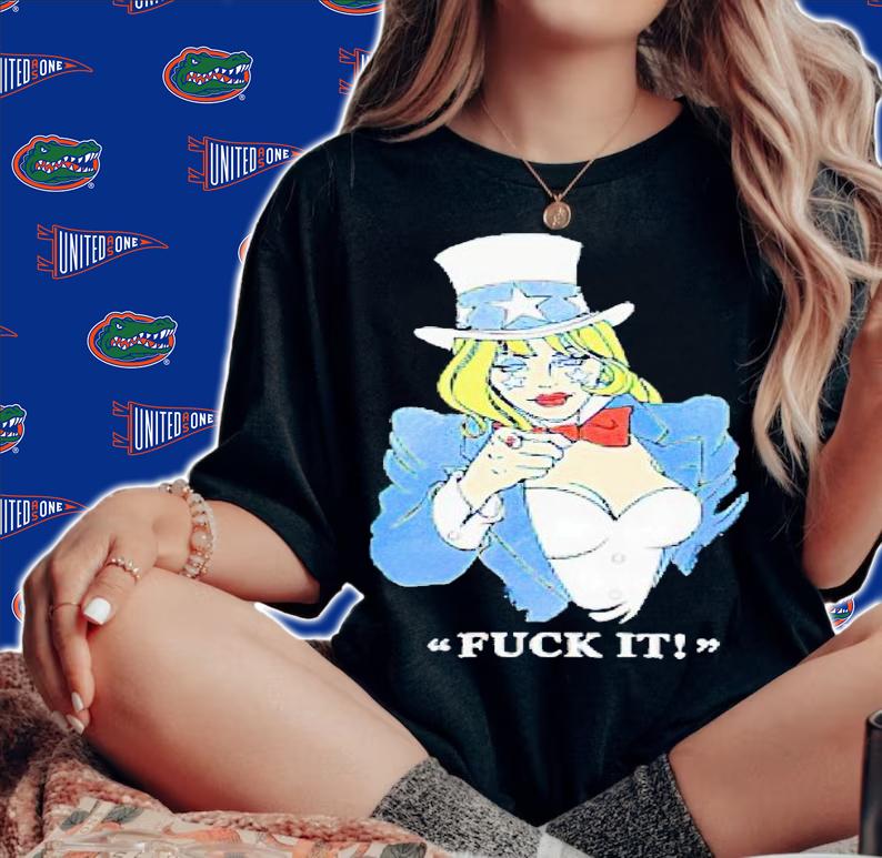HUF Miss America fuck it shirt t-shirt woman shirt