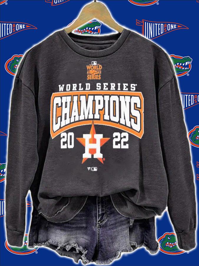 Houston Astros 2022 World Series Champions Custom T-shirt t-shirt sweatshirt