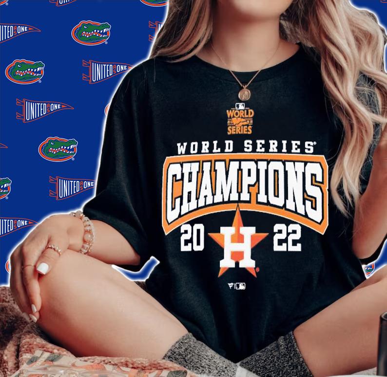 Houston Astros 2022 World Series Champions Custom T-shirt t-shirt woman shirt