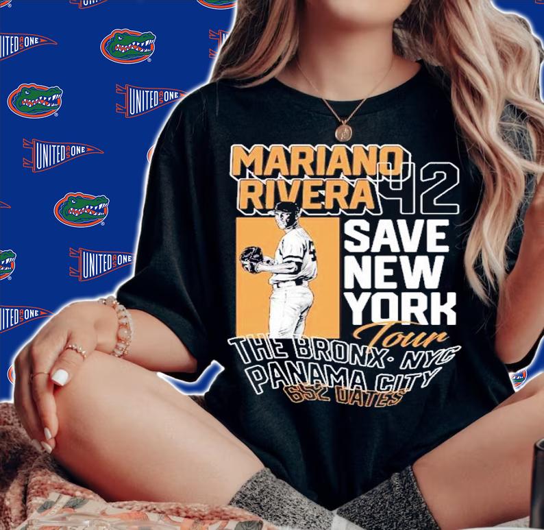 Mariano Rivera save new your tour the bronx NYC shirt t-shirt woman shirt