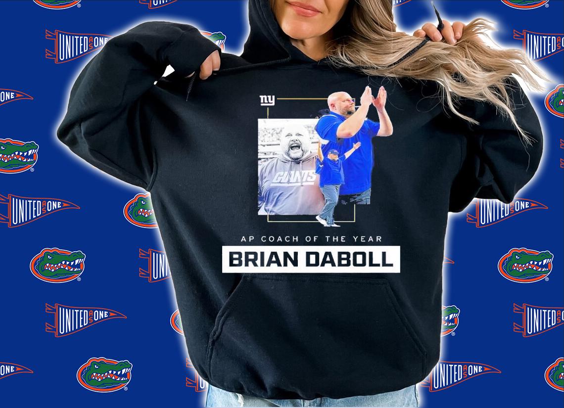 New York Giants AP coach of the year Brian Daboll shirt t-shirt hoodie