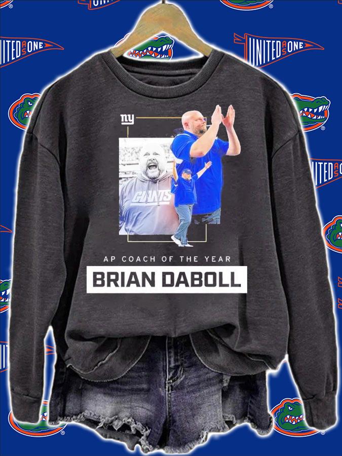 New York Giants AP coach of the year Brian Daboll shirt t-shirt sweatshirt