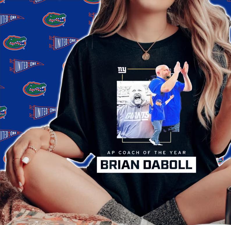 New York Giants AP coach of the year Brian Daboll shirt t-shirt woman shirt