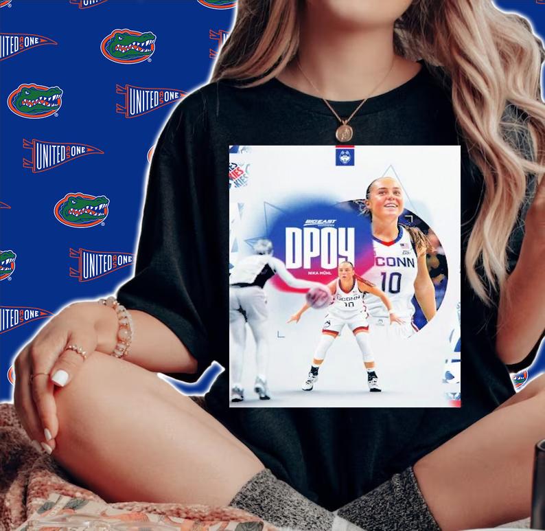 Nika Muhl And Big East UConn Women's Basketball Shirt t-shirt woman shirt