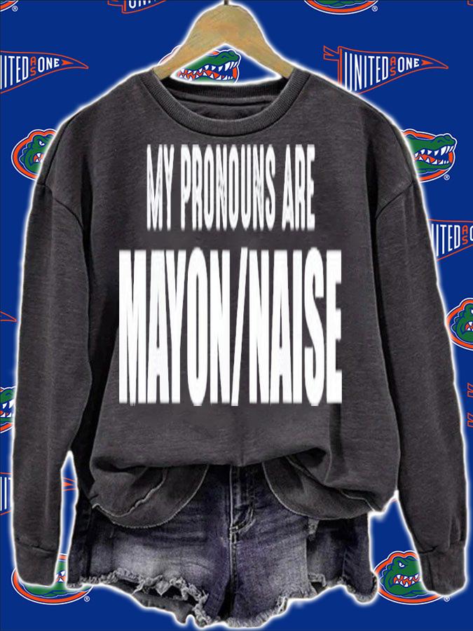 My Pronouns Are Mayon Naise shirt t-shirt