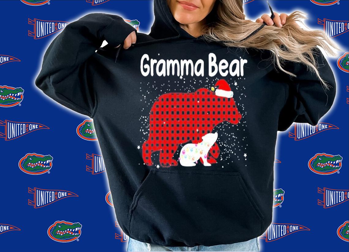 Gramma Bear Red Buffalo Plaid Gramma Bear Pajama T-Shirt T-Shirt t-shirt