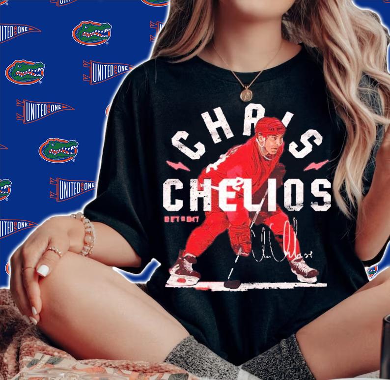 Chris Chelios Detroit Arc Hockey Signatures Shirt t-shirt