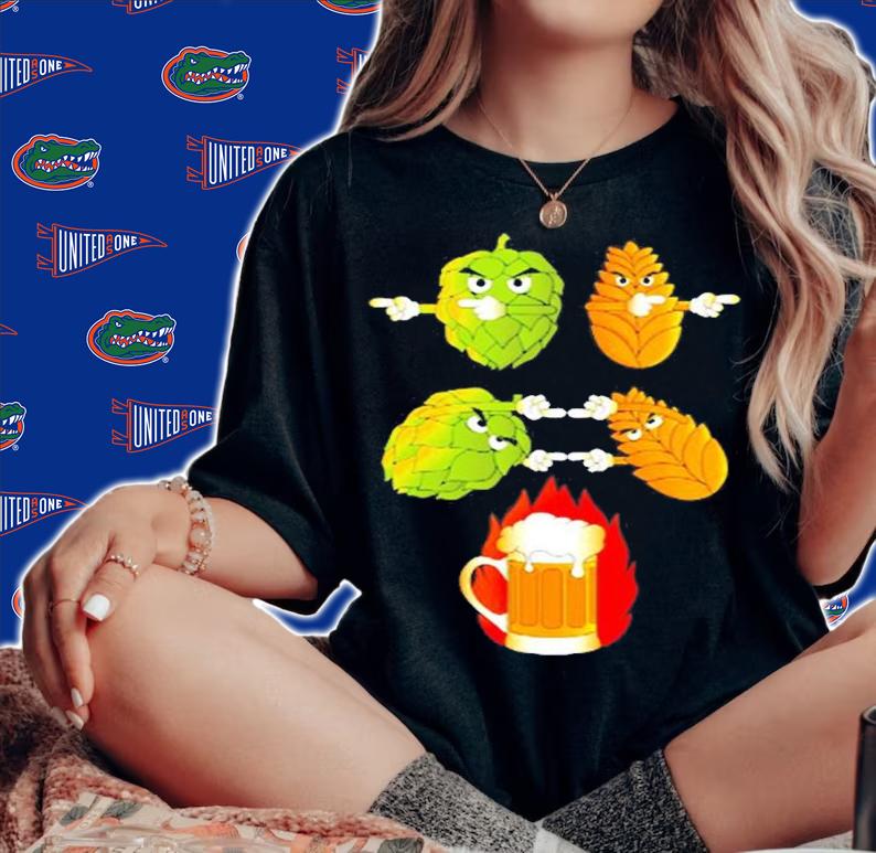 Hop Malt Beer Fusion Funny Beer Brewer Gift For Men Women T-Shirt t-shirt woman shirt