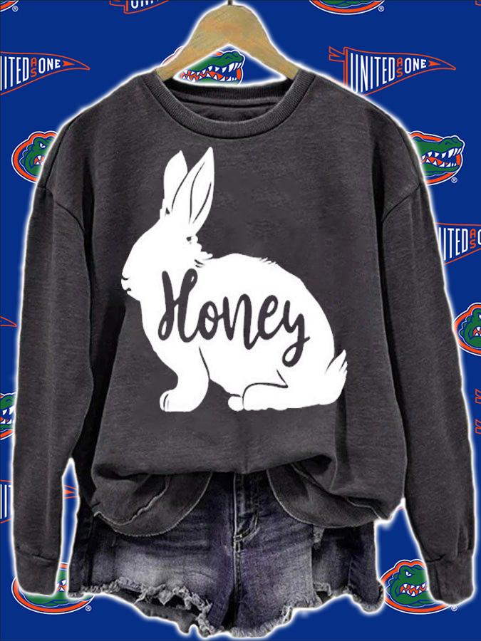 Honey Bunny Lover Cute Easter Day T-Shirt sweatshirt