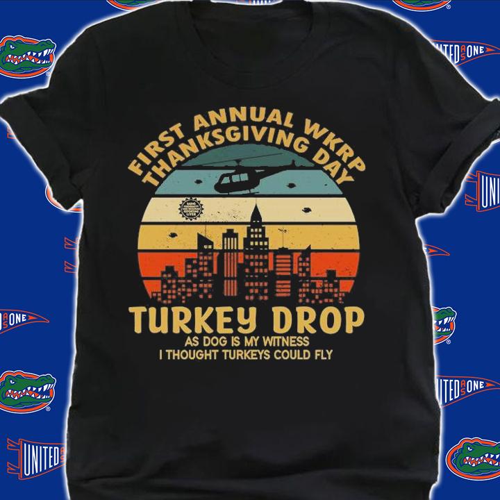 First Annual WKRP Thanksgiving Day Turkey Drop With LesNessman T-Shirt shirt