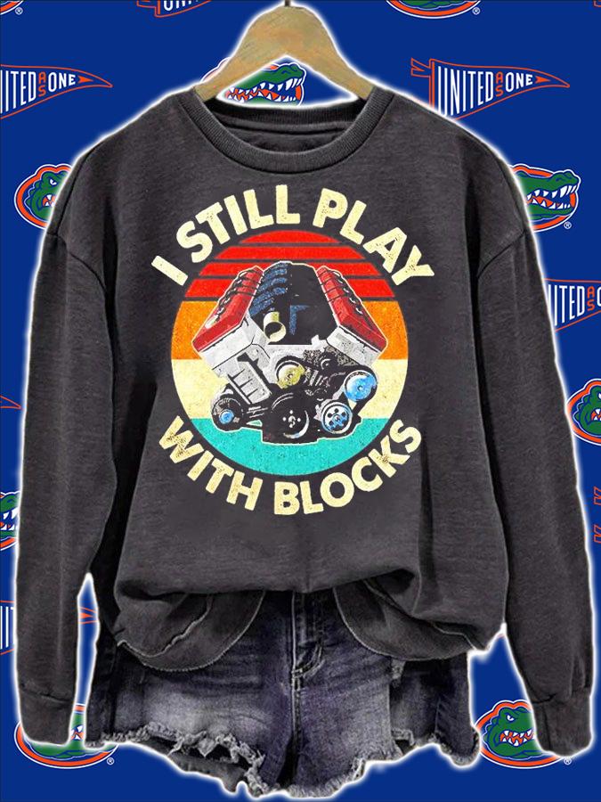I Sill Play With Blocks T-Shirt