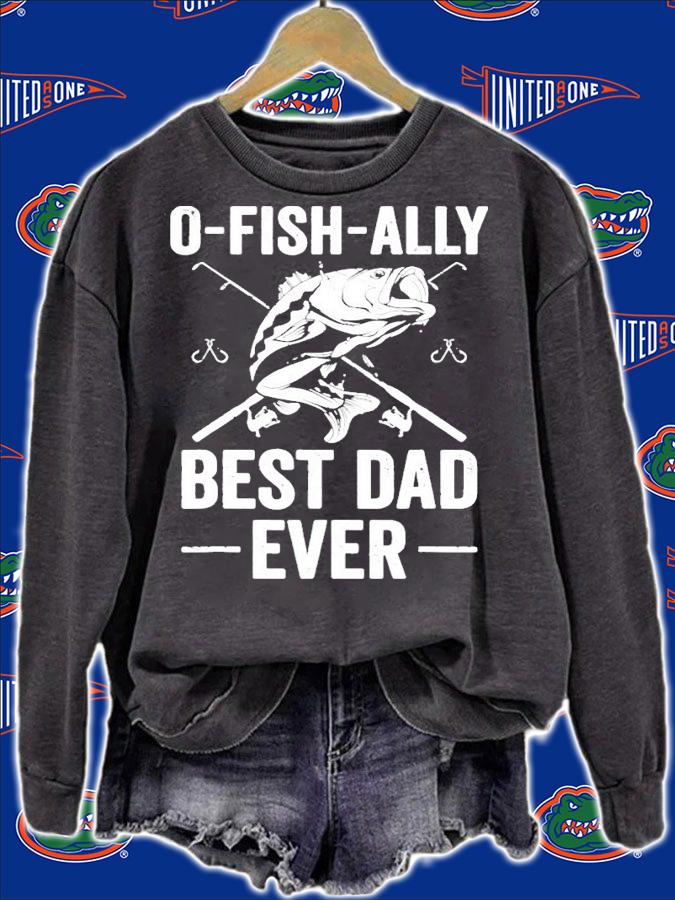Fishing bass o fish ally best dad ever shirt