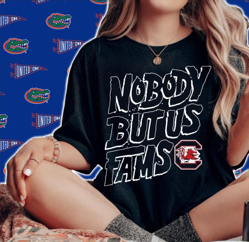 South Carolina Gamecocks nobody but us fams shirt