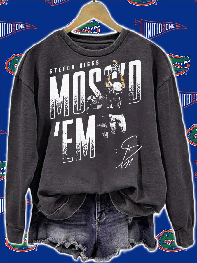 Stefon Diggs Buffalo Bills Moss'd Em signature T-shirt sweatshirt