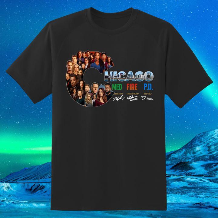 Chicago Fire Tv Series Signatures T-Shirt