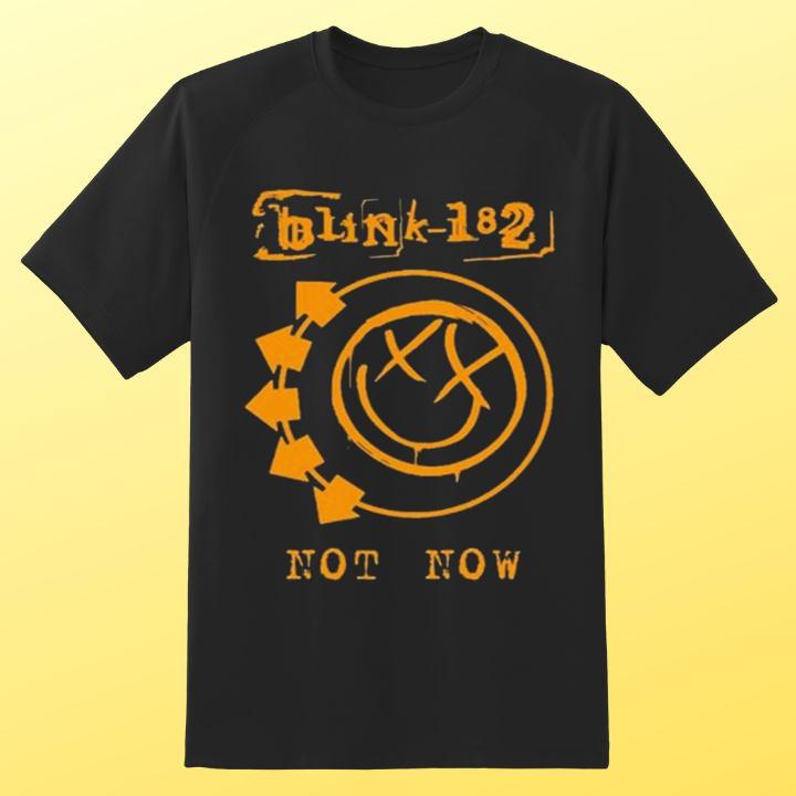 Great Not Now Blink-182 Rock Band Album Greatest Hits T-Shirt