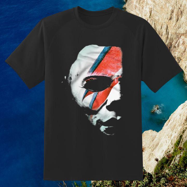 Michael Myers Face David Bowie T-Shirt
