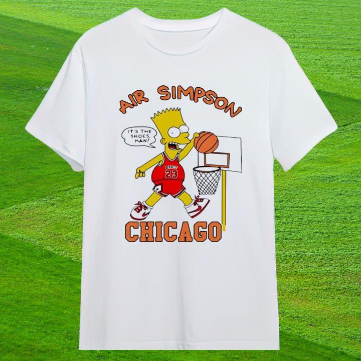 Funny Air Simpson Michael Jordan Chicago Bulls T-Shirt