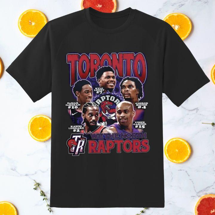 Toronto Raptors Basketball Players We The North T-Shirt