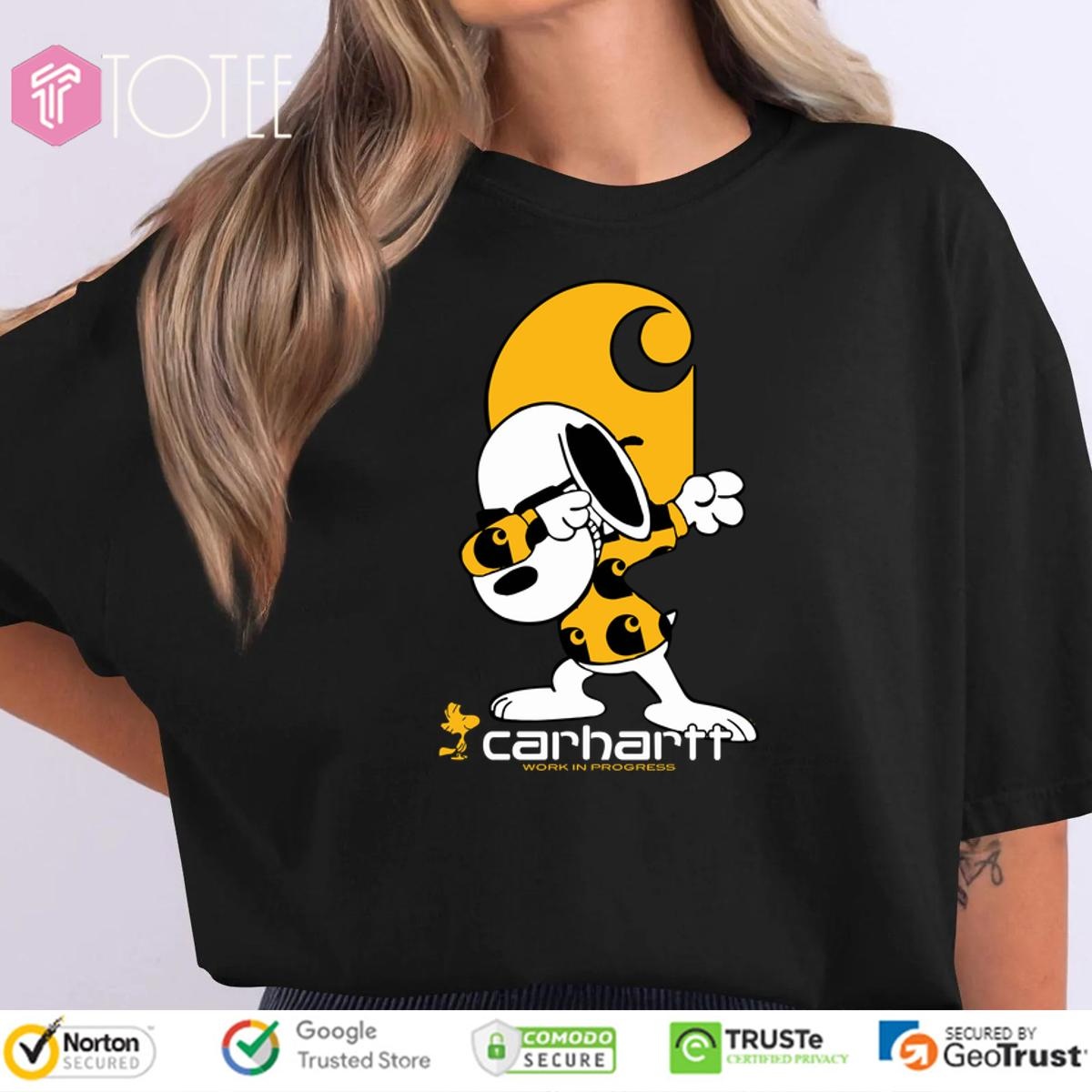 Snoopy Dabbing Carhartt Work In Progress T-shirt